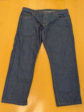 Dearborn Denim 100% Cotton - Tailored Fit - Dark Wash - 40 x 28 - USA Made